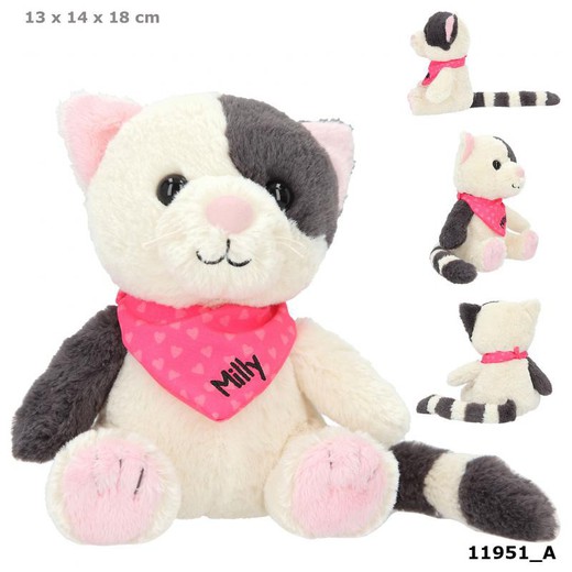 Snukis - Peluche Gato Milly - 18 cm.