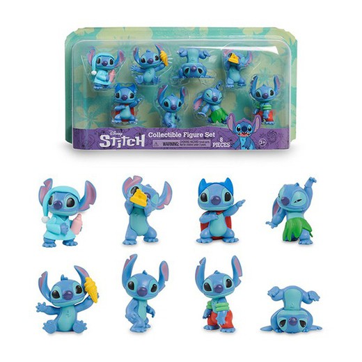 Stitch Pack 8 Figuras - Disney