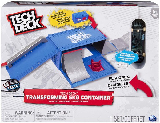 Tech Deck - Contenedor Transformable