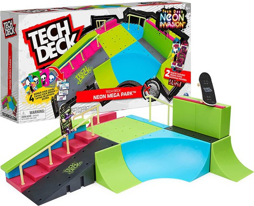 Tech Deck - Neon Mega Park X - Connect Creator