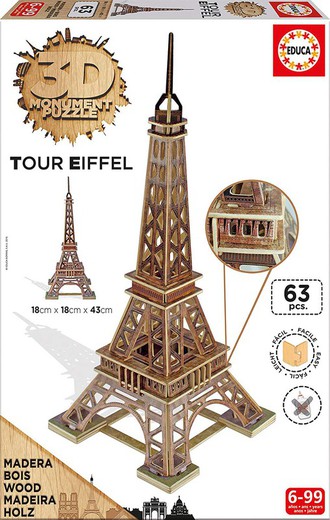 Eiffelturm 3D - Educa
