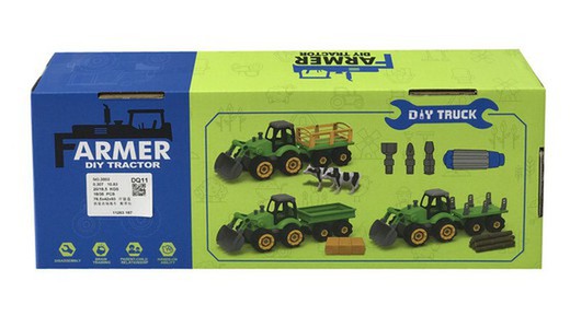 Tracteur pour enfants bricolage assorti