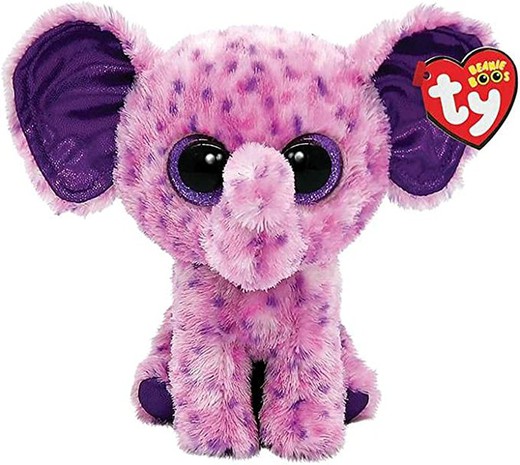TY - Pink Eva Elephant - 15 cm