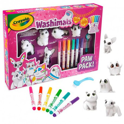Washimals Polar - Set 5 mascotas del Ártico – Crayola