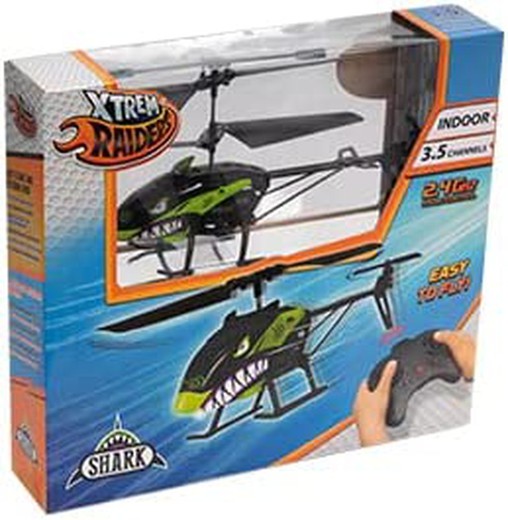 Xtrem Raiders - Helicóptero Teledirigido - Shark