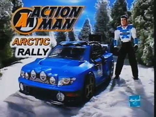 Action Man X Missions Coche Artic Rally + Figura de Acción Action Man Artic