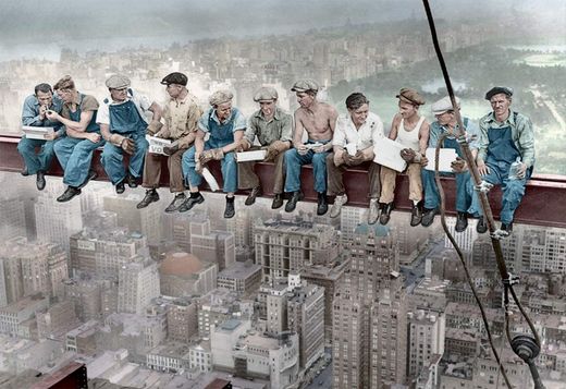 Обед в New York Puzzle, 1500 штук