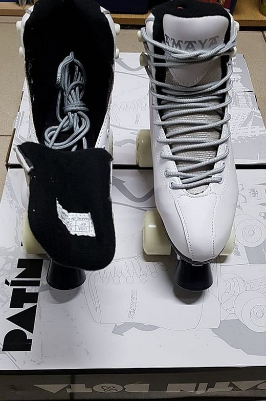 Amaya – Patines Bota 4 Ruedas blancos 35