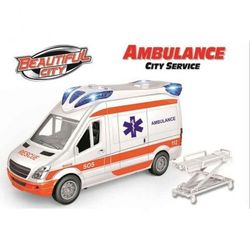 Ambulancia 1:14 con Luz y Sonido