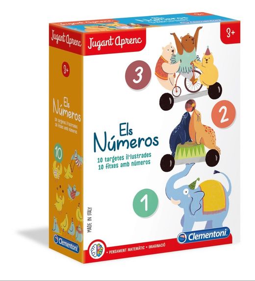 J'apprends les nombres en jouant - Jeu en catalan - Clementoni