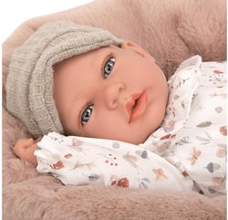 Arias - Poupée Élégance Andie Grey 40 cm. - Avec coussin d'allaitement