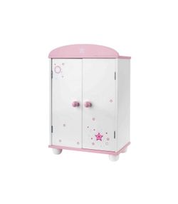 Armario de Madera para Ropa de Muñecas