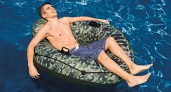 Sedile Militare con schienale / Rosso - Intex