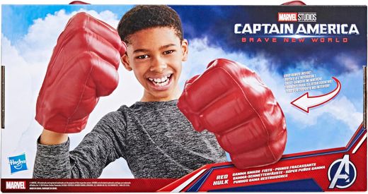 Avengers - Captain America Poings destructeurs gamma Hulk rouge