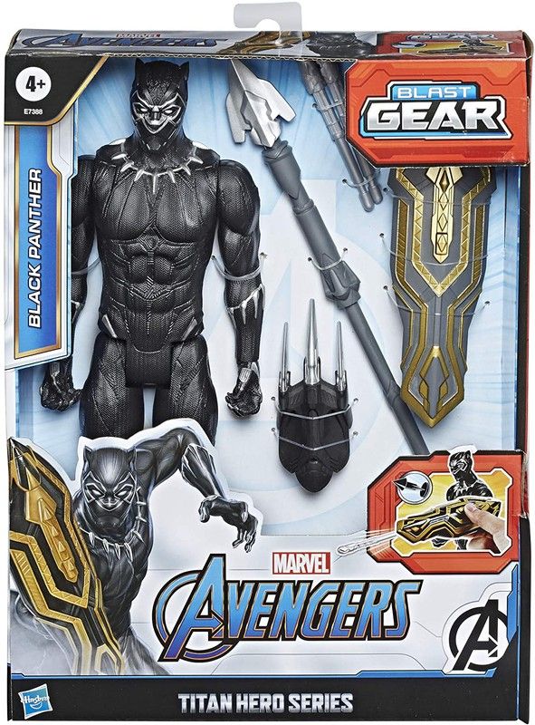 Avengers Figura Titan Con Accesorios Black Panther — Juguetesland