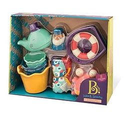 B, Baby - Wee B.Splashy - Tub Time Set - Set Juego Para Bañera - B.Toys