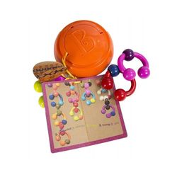 B. Toys - 24 Hugs Link Papaya Suitable from 3 months to 3 years