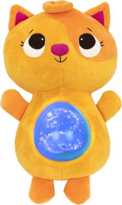 B. toys - Twinkle Tummies - Музыкальный плюшевый кот для младенцев и малышей