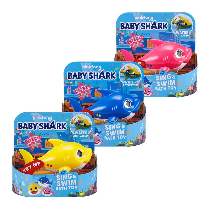 Color Amarillo ZURU Robo Alive Junior Shark Baby Juegos de baño ZURU Inc 25282 