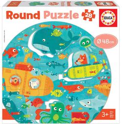 Bajo El Mar - Puzzle Redondo - Educa