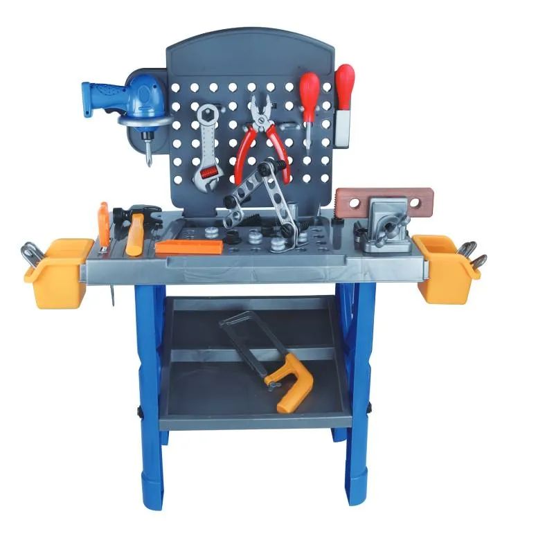 Banco de Trabajo + Herramientas de 55 Piezas