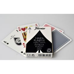 Baraja Poker Plastico - 55 Cartas Indice Jumbo