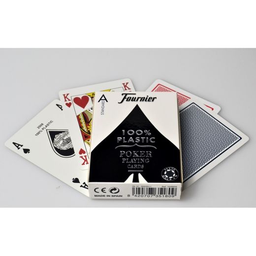Baraja Poker Plastico - 55 Cartas Indice Jumbo