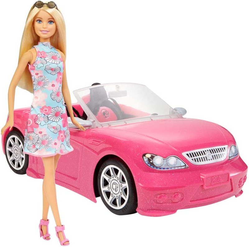 Barbie avec véhicule décapotable — Juguetesland
