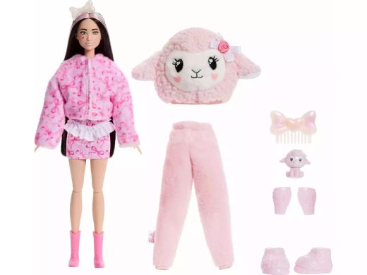Barbie Cutie Reveal - Hugs - Pink Lamb