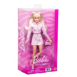 Barbie Deluxe Style - Veste et jupe en jean rose