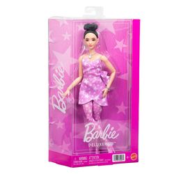 Платье Barbie Deluxe Style — розовое джинсовое с звёздочками