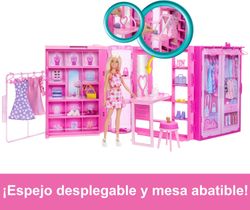 Coffret et accessoires Barbie Dream Closet + Poupée