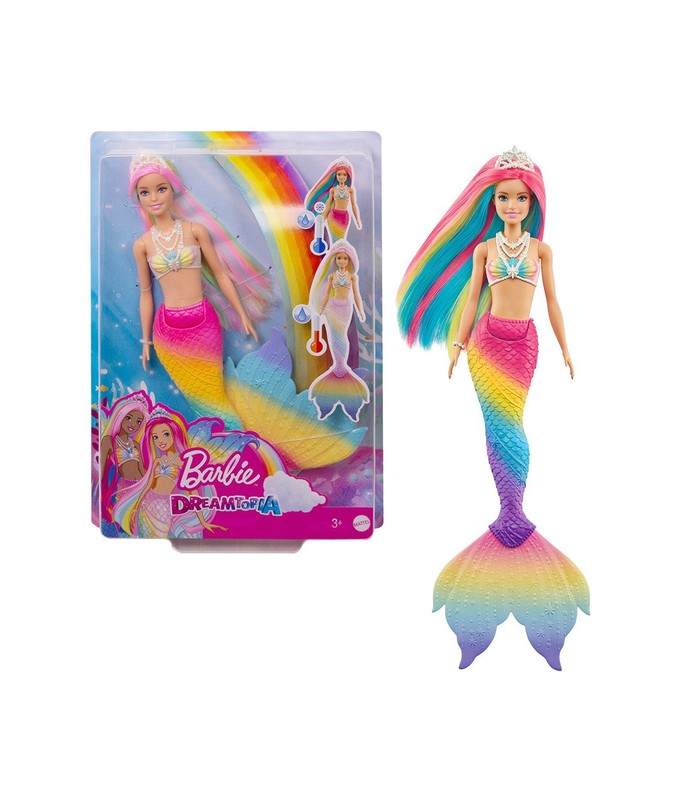 Barbie Dreamtopia Magic Rainbow Mermaid — Juguetesland