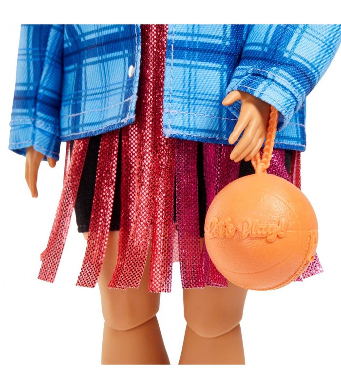 Barbie Extra Doll with Basketball Jersey and Pet