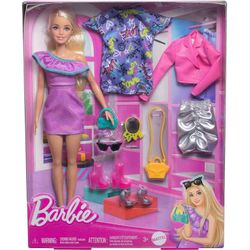 Barbie Fashionista con 3 Modas