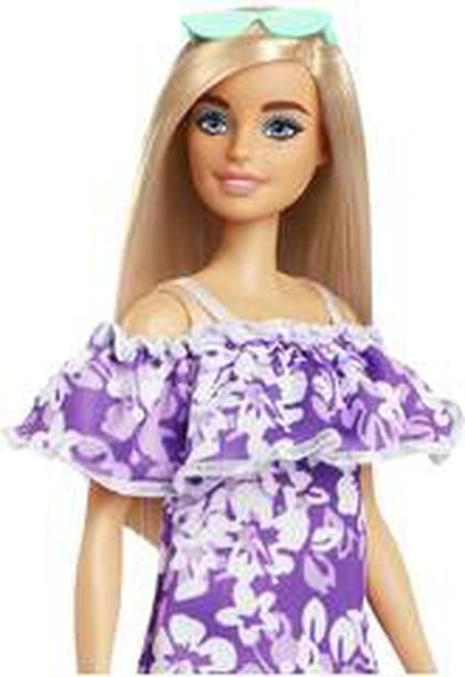 Barbie Loves The Ocean - Violet Flower Dress