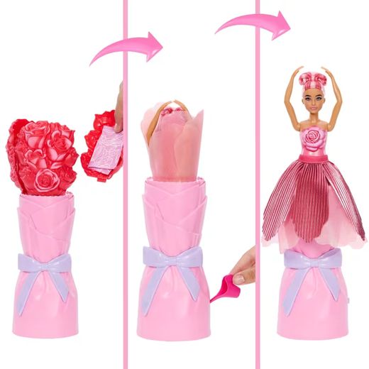 Barbie - Petal Pop Perfumada - Rojo
