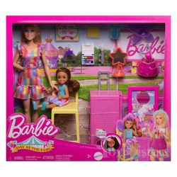 Barbie y Chelsea Puesto de Maquillaje