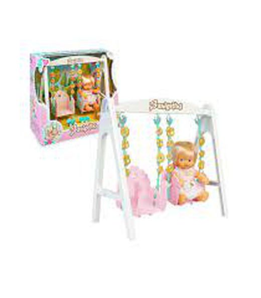 Barriguitas Set Columpio + figura, complementos