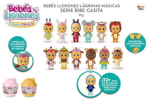 Bebés Llorones Lágrimas Mágicas con Casita – IMC