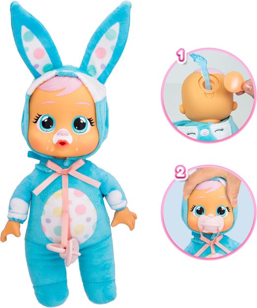 Bebés Llorones - Tiny Cuddles Bunnies - Muñeca Brooks - IMC Toys