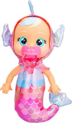Bebés Llorones - Tiny Cuddles Mermaids - Muñeca Delphine - IMC Toys