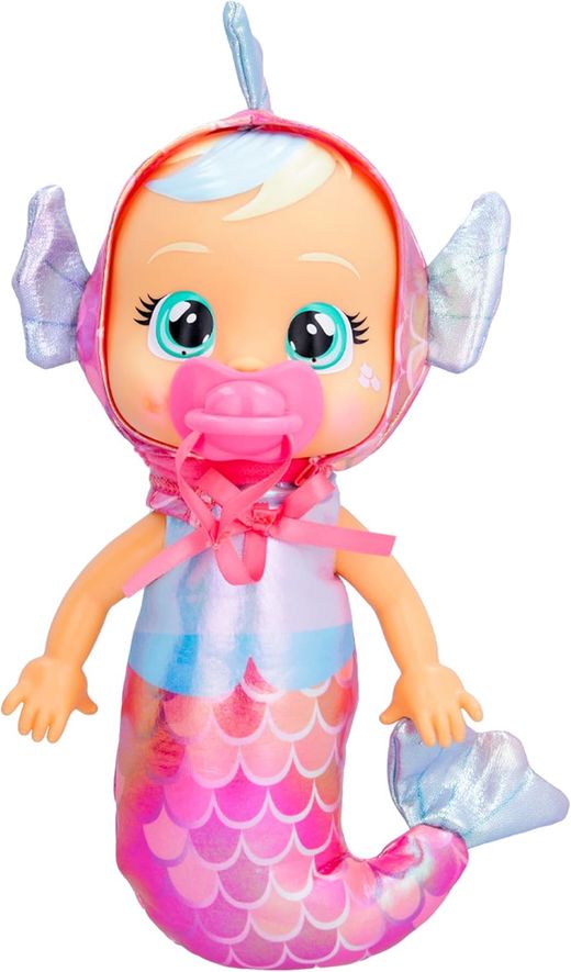 Bebés Llorones - Tiny Cuddles Mermaids - Muñeca Delphine - IMC Toys