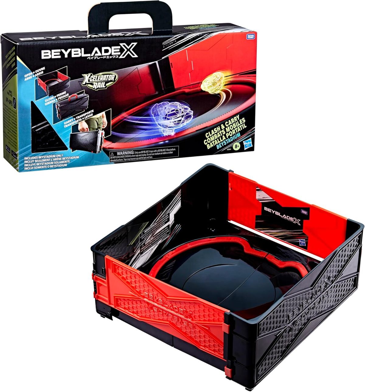 Beyblade X - Clash & Carry Beystadium Arena - Hasbro — Juguetesland