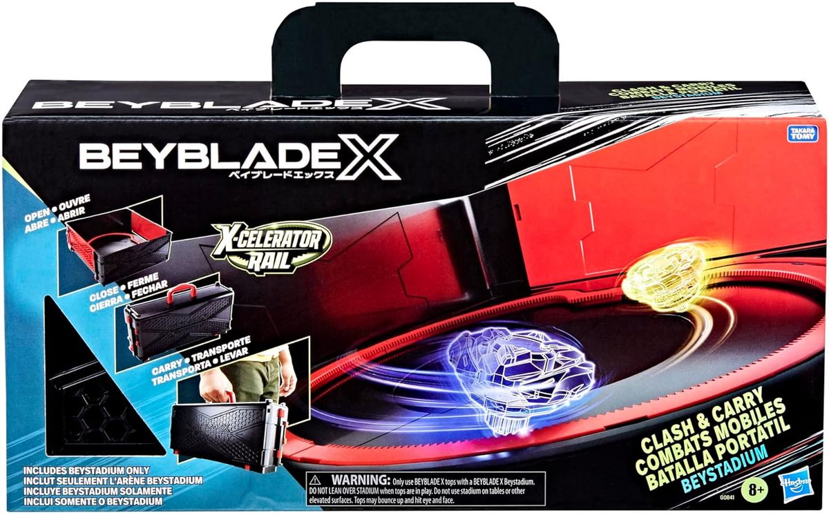 Beyblade X - Clash & Carry Beystadium Arena - Hasbro — Juguetesland