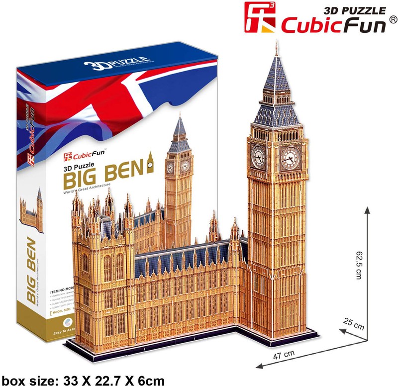 Jogo De Quebra Cabeça 1000 Peças Londres Big Ben