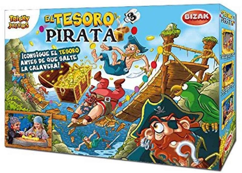 El Tesoro Pirata de Bizak Juego de Mesa — Juguetesland