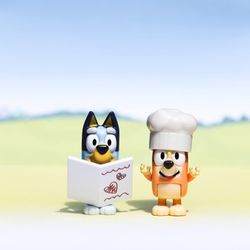 Bluey - Confezione da 2 personaggi di ristoranti fantasiosi