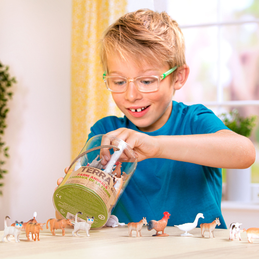 Conteneur de 60 animaux de ferme - Terra