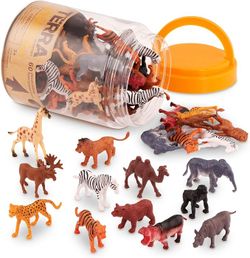 Bote de 60 animales salvajes - Terra